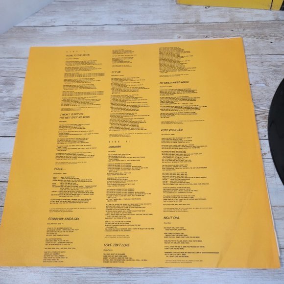 GENYA RAVAN And I Mean It 20th Century Fox T-595 1979 LP Lyric Inner - Picture 6 of 8